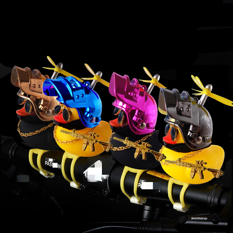 Motorcycle Gear Yellow - Petite canard jaune mignon pour voiture,