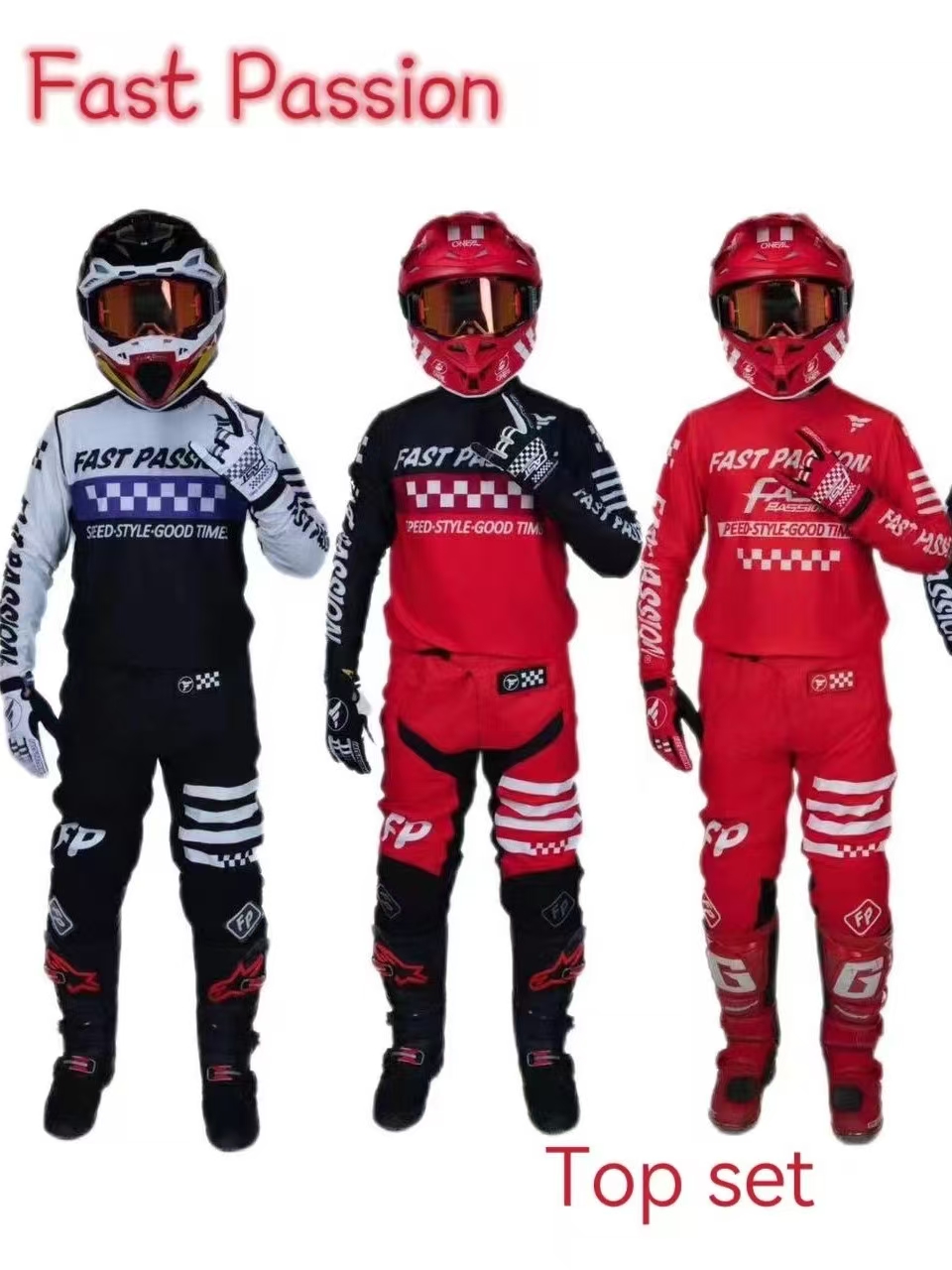 Motorcycle Gear Women - 2025 fastpassion pour fox Motocross ensemble