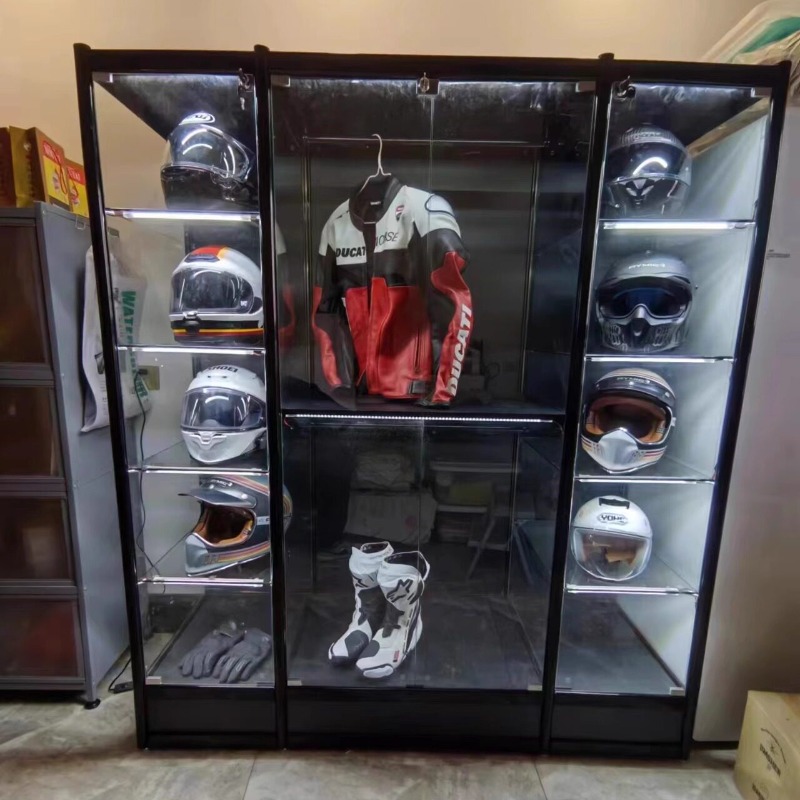 Motorcycle Gear Display Rack - Présentoir de casque de moto, équipement