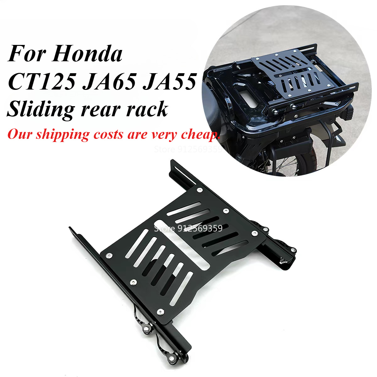 Motorcycle Gear Rack - Pour moto Honda CT125 JA65 JA55