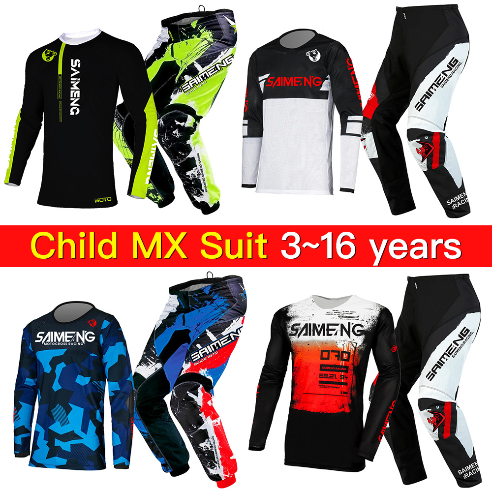 Motorcycle Gear For Kids - Combinaison Enduro pour enfant, équipement moto