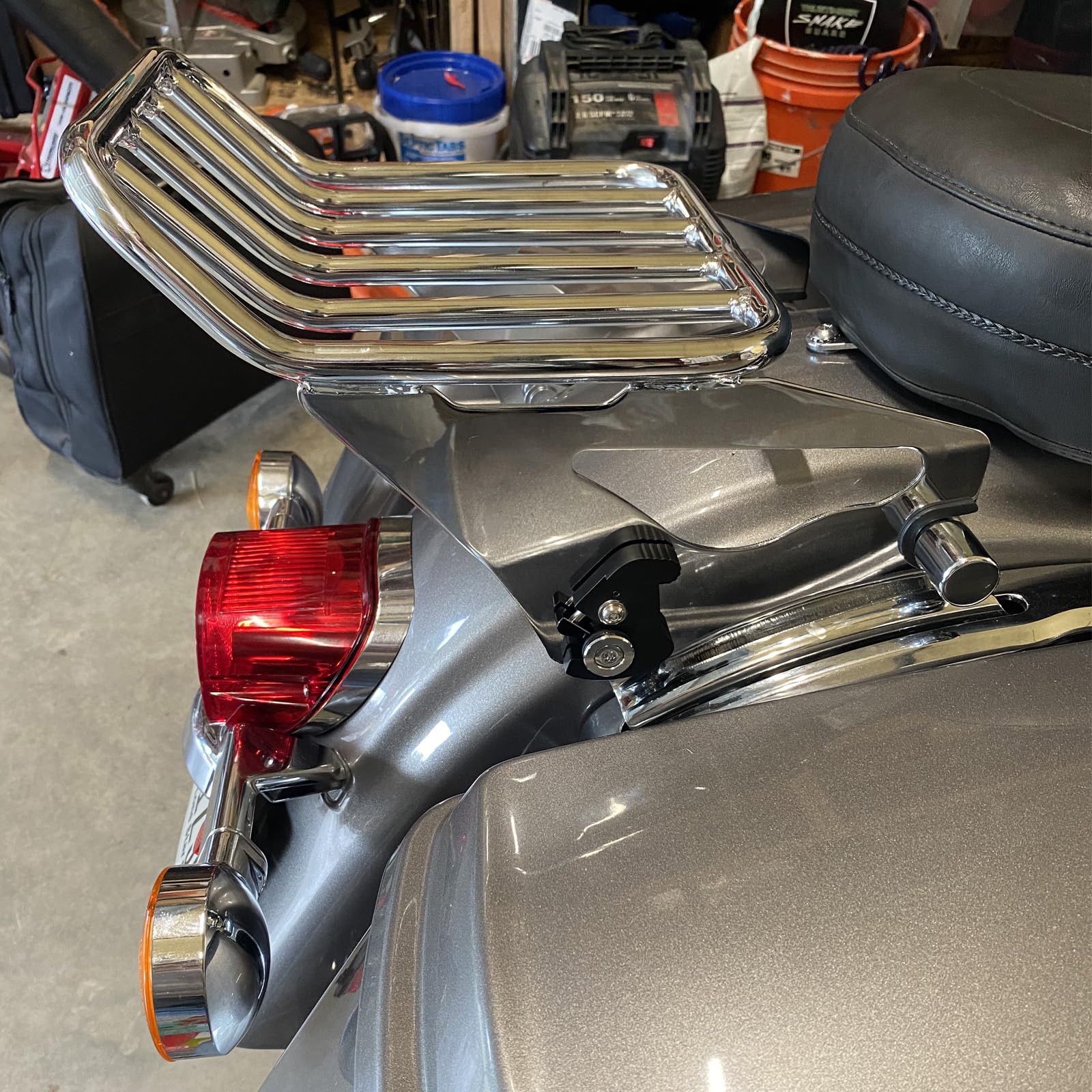 Porte-bagages de moto amovible - Motorcycle Gear Rack avis et prix