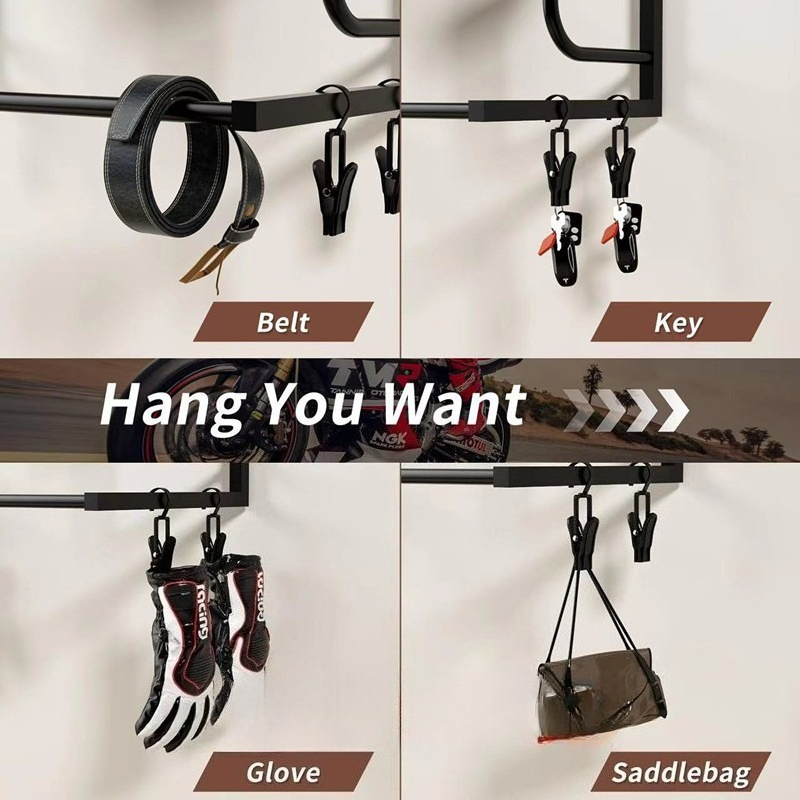 Support mural en bois pour cas - Motorcycle Gear Display Rack avis et prix