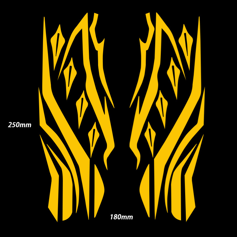 Autocollants décoratifs pour m - Motorcycle Gear Yellow avis et prix