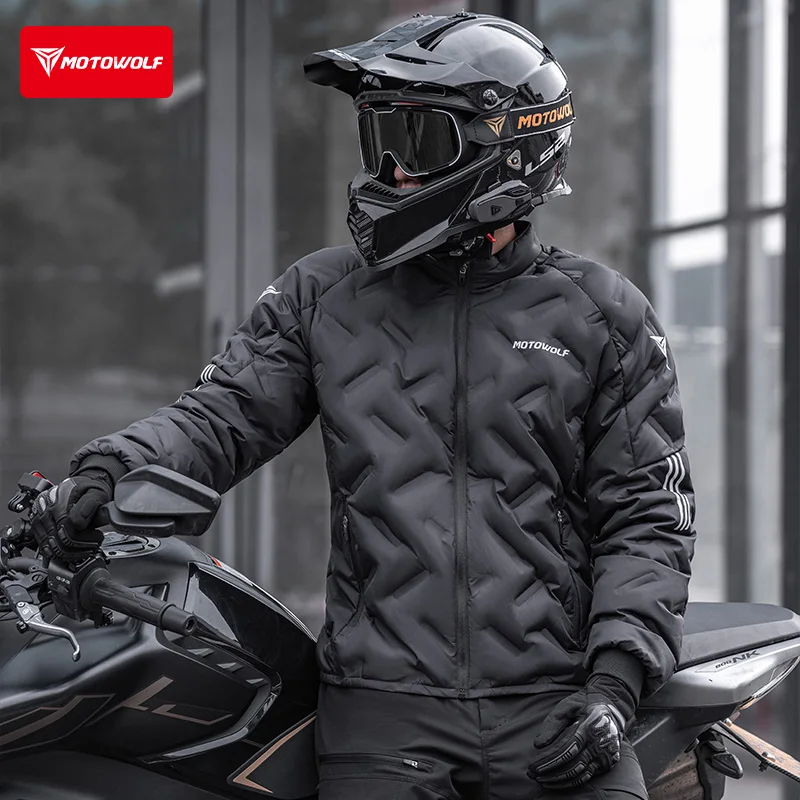 Doudoune de moto d'hiver imper - Motorcycle Gear White avis et prix