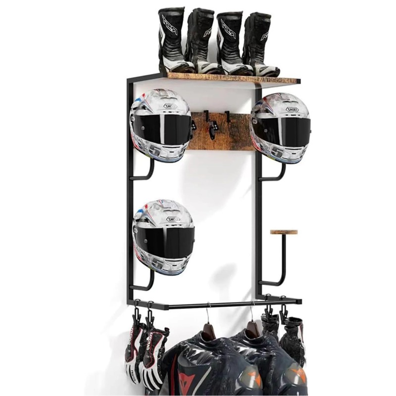 Support mural pour casque de m - Motorcycle Gear Display Rack avis et prix