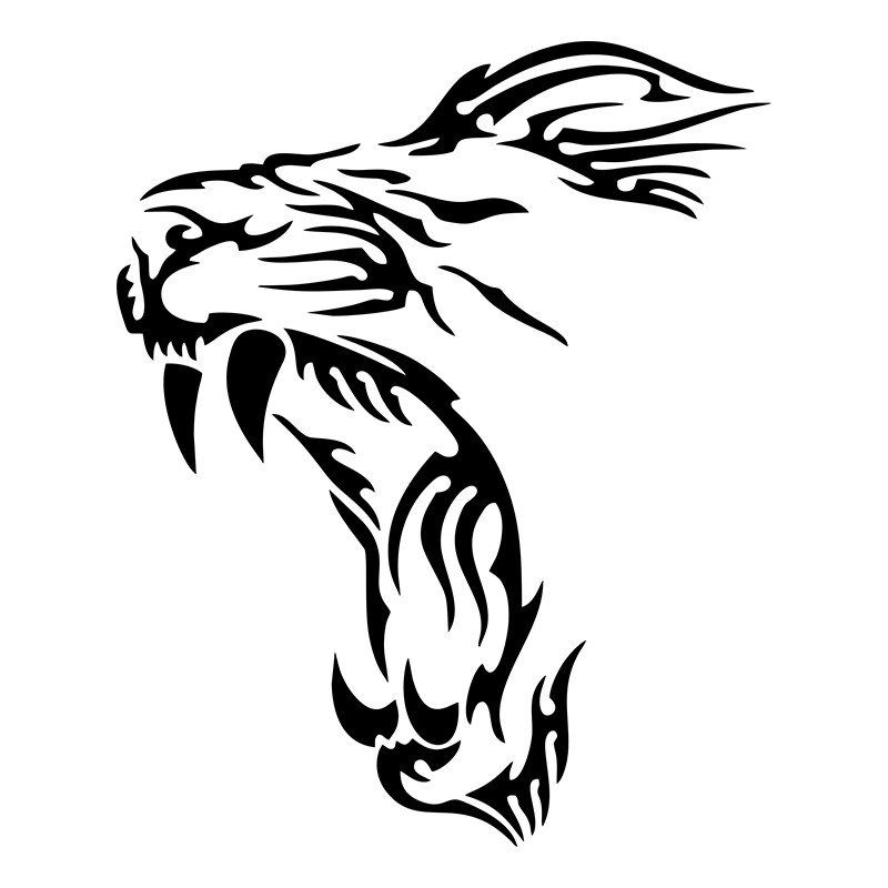 YAWN LION – autocollants en vi - Motorcycle Gear White avis et prix