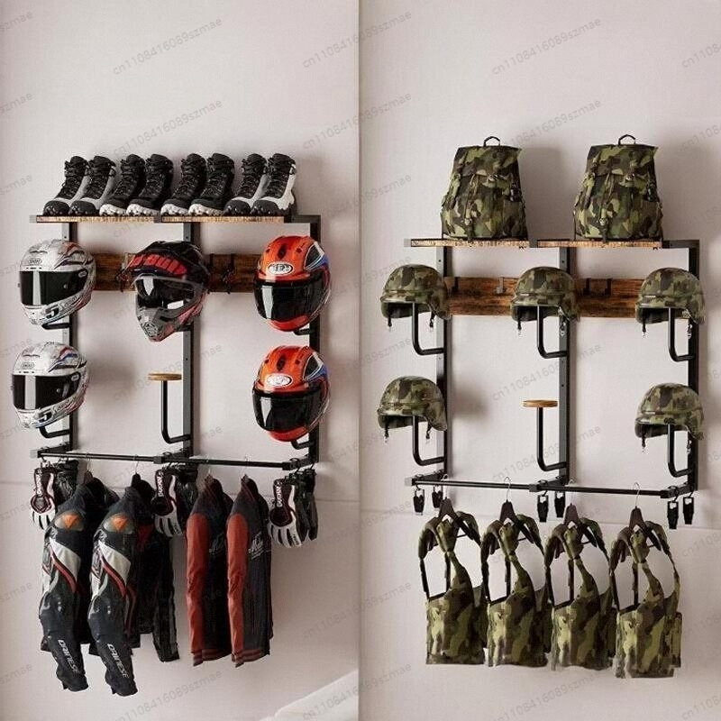 Support mural pour casque, ran - Motorcycle Gear Rack avis et prix