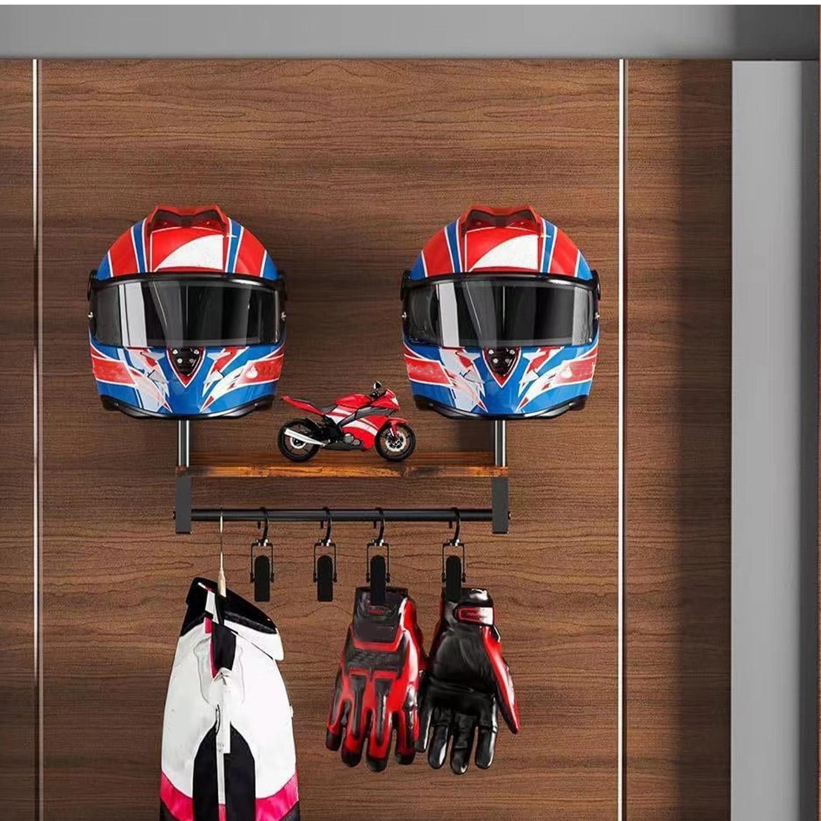 Présentoir mural en bois pour  - Motorcycle Gear Display Rack avis et prix