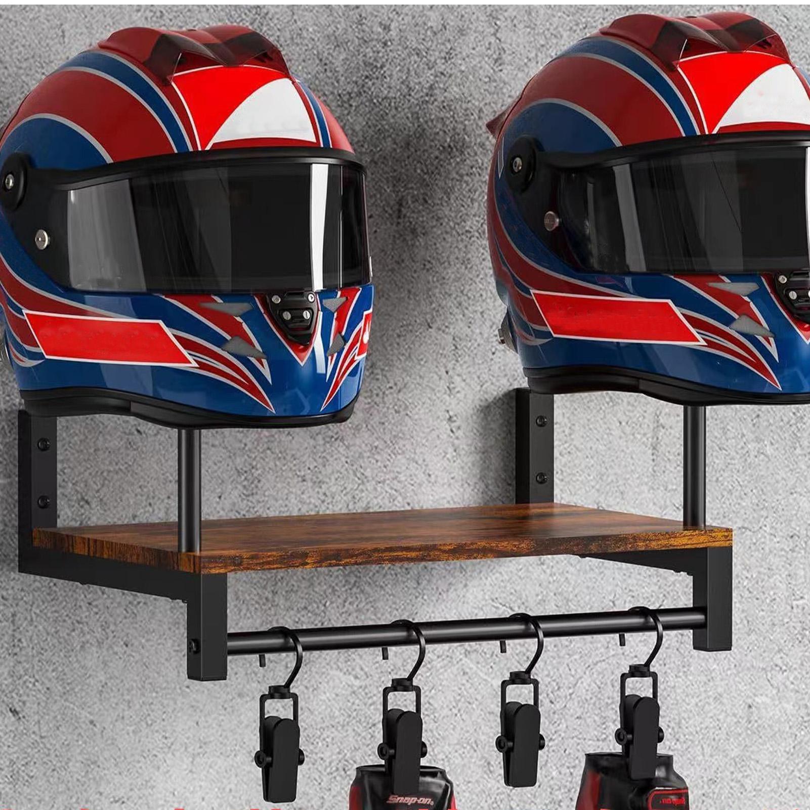 Présentoir mural en bois pour  - Motorcycle Gear Display Rack avis et prix