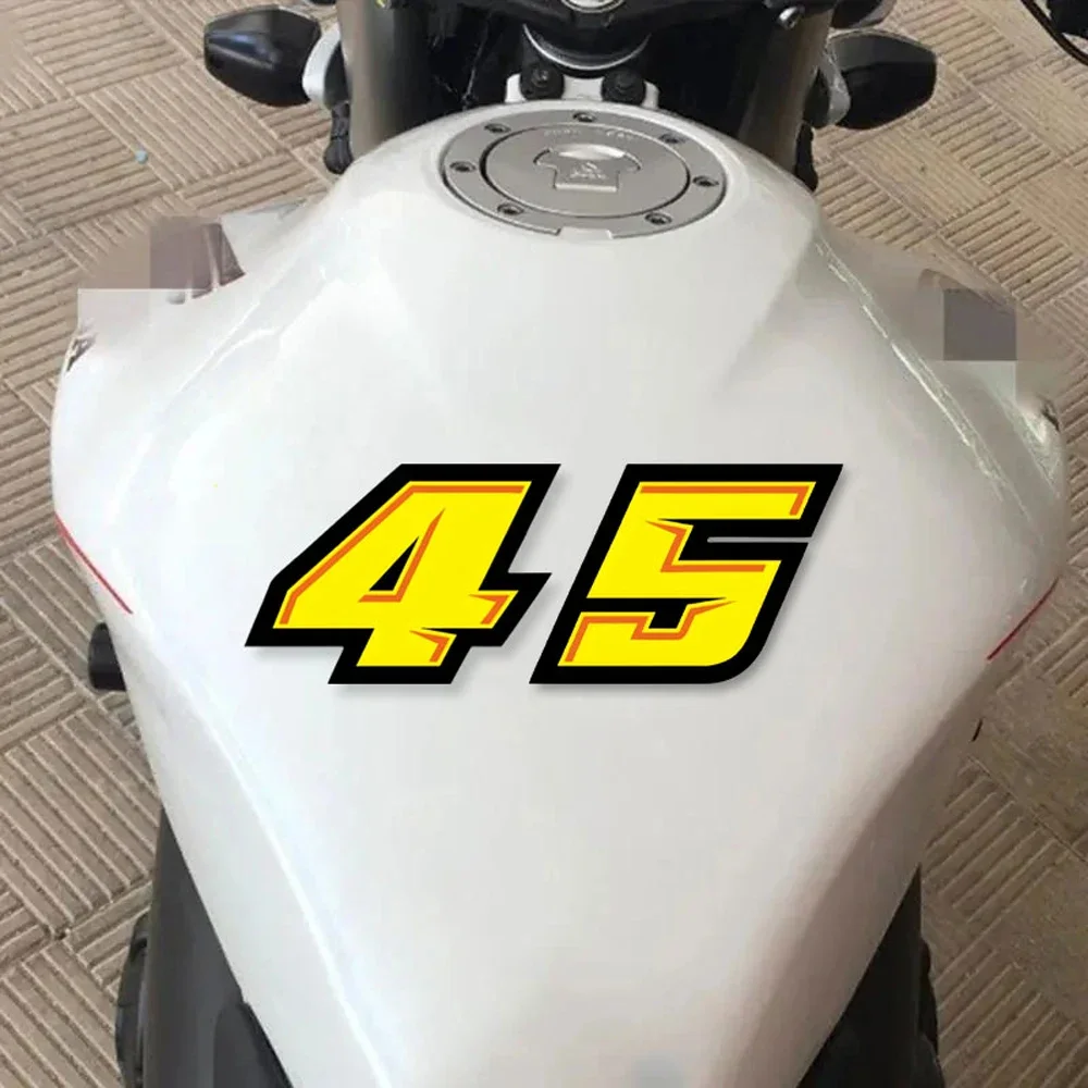 Autocollants numéro jaune pour - Motorcycle Gear Yellow avis et prix