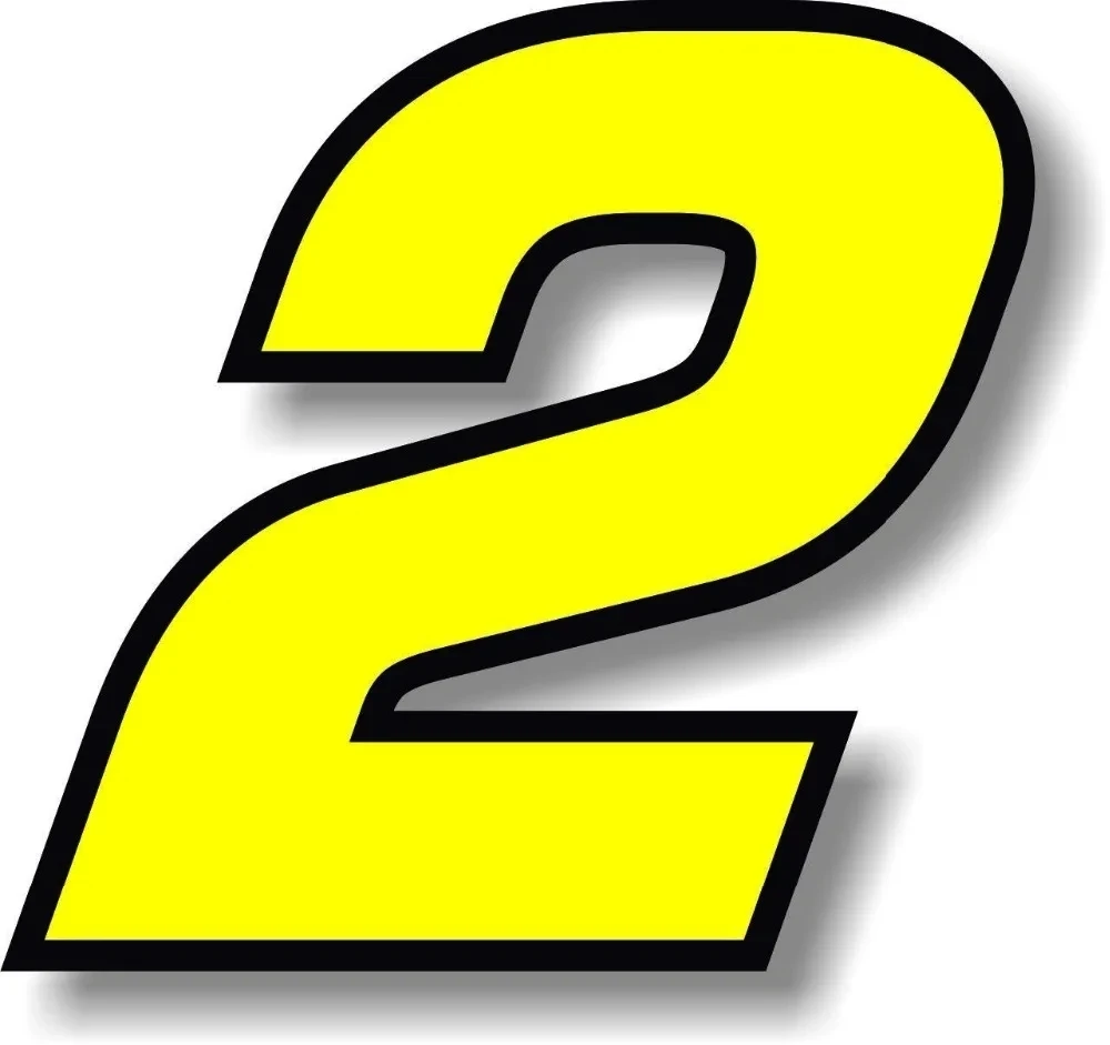Chiffres 0123456789   Autocoll - Motorcycle Gear Yellow avis et prix