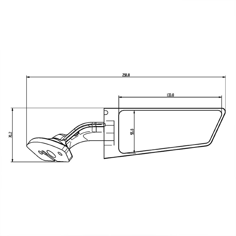 Pour KAWASAKI ZX4RR/ZX25R/ZX6R - Mirror Extender Bar avis et prix