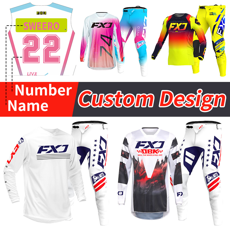 Ensemble de motocross pour hom - Motorcycle Gear Yellow avis et prix