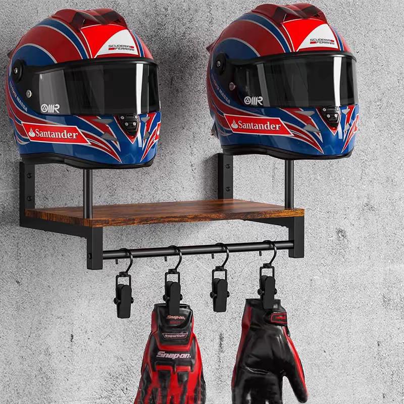 Support mural en bois pour cas - Motorcycle Gear Display Rack avis et prix