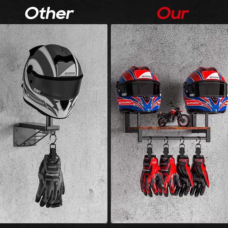 Support mural en bois pour cas - Motorcycle Gear Display Rack avis et prix